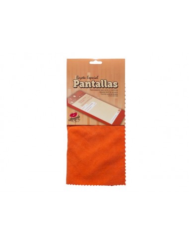 Bayeta Especial Pantallas Naranja 30 X 30 cm., Unidad